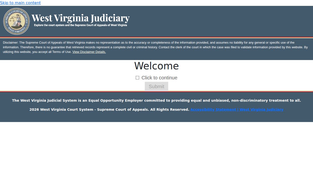 Kanawha County release record magistrate search form